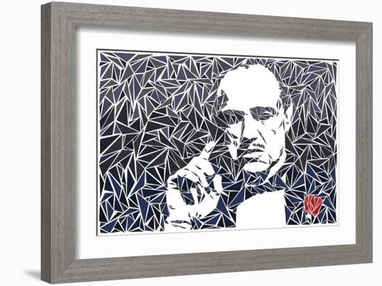 Vito Corleone-Cristian Mielu-Framed Premium Giclee Print