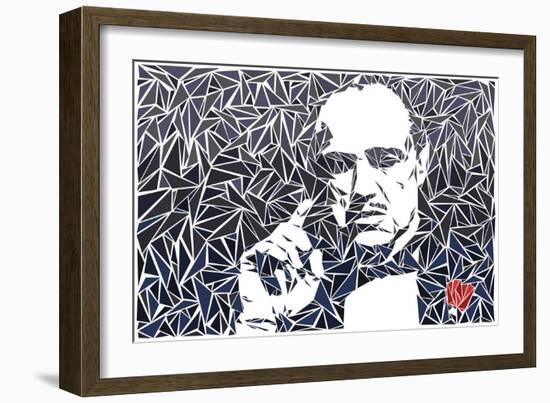 Vito Corleone-Cristian Mielu-Framed Premium Giclee Print