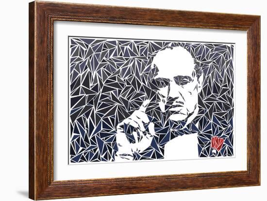 Vito Corleone-Cristian Mielu-Framed Premium Giclee Print