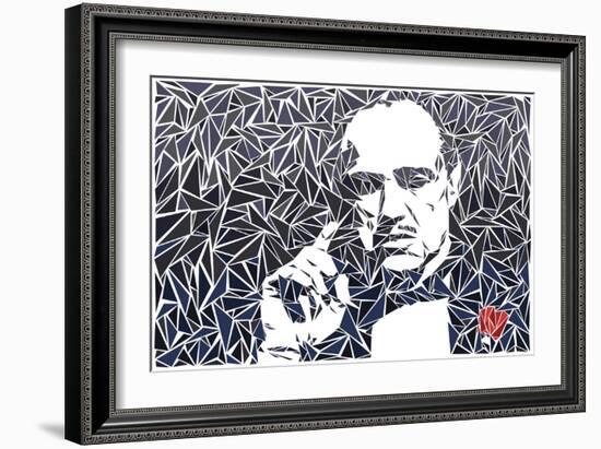 Vito Corleone-Cristian Mielu-Framed Premium Giclee Print