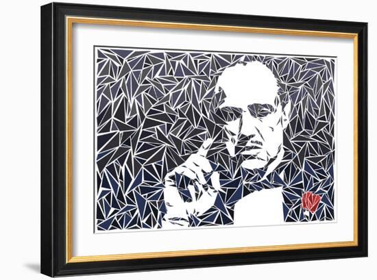 Vito Corleone-Cristian Mielu-Framed Premium Giclee Print