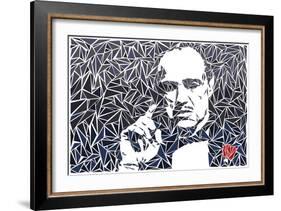 Vito Corleone-Cristian Mielu-Framed Art Print