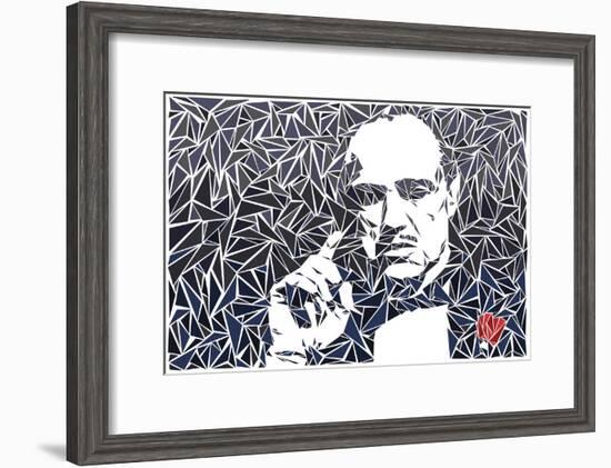 Vito Corleone-Cristian Mielu-Framed Art Print