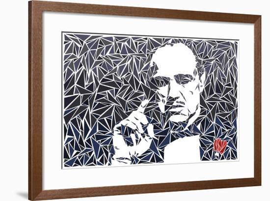 Vito Corleone-Cristian Mielu-Framed Premium Giclee Print