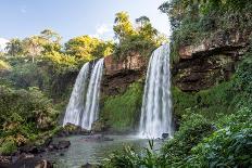 Beautiful Twin Waterfalls in the Atlantic Rainforest near Cataratas Do Iguacu (Iguazu Falls), Foz D-Vitor Marigo-Photographic Print