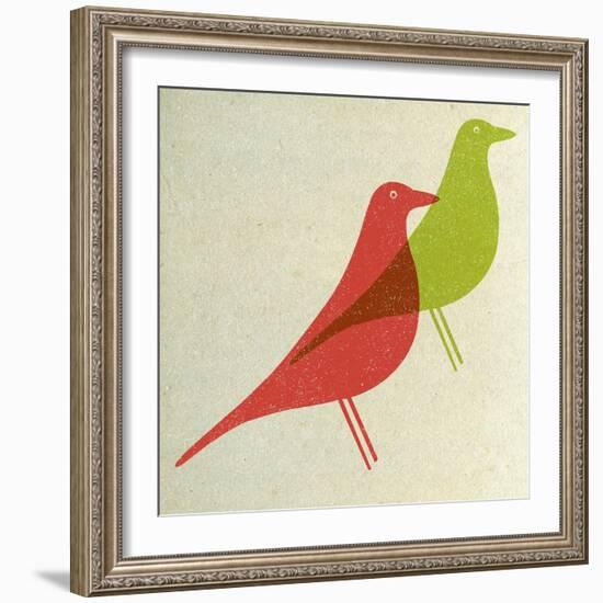 Vitra Eames House Birds I-Anita Nilsson-Framed Art Print