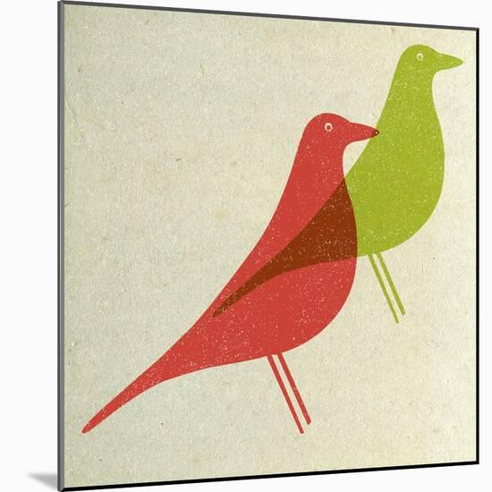 Vitra Eames House Birds I-Anita Nilsson-Mounted Art Print