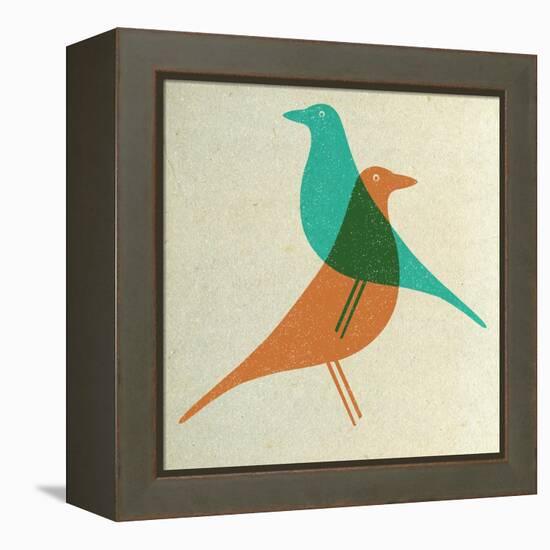 Vitra Eames House Birds II-Anita Nilsson-Framed Stretched Canvas