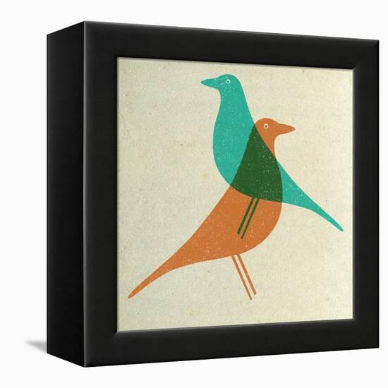 Vitra Eames House Birds II-Anita Nilsson-Framed Stretched Canvas