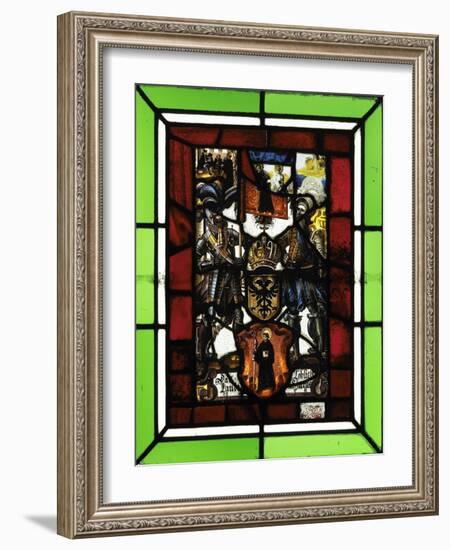 Vitrail aux armes de l'Empire-null-Framed Giclee Print