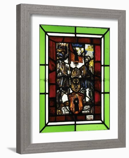 Vitrail aux armes de l'Empire-null-Framed Giclee Print