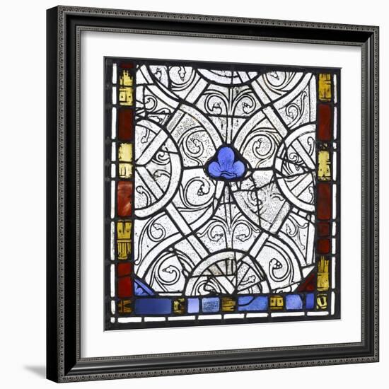 Vitrail du château de Rouen,-null-Framed Giclee Print