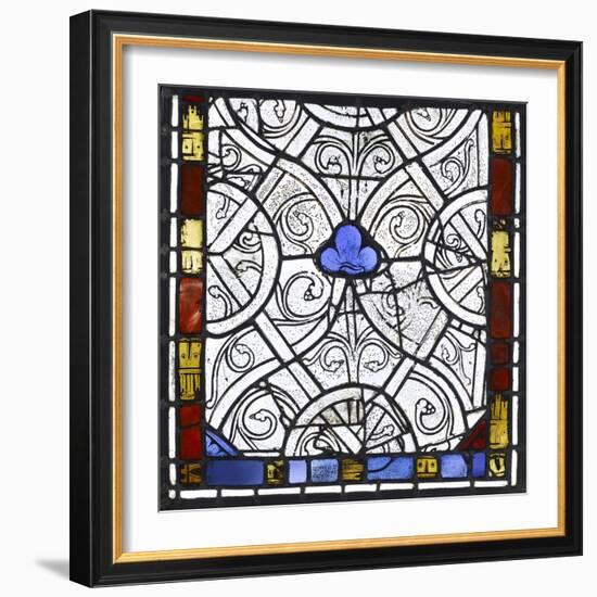 Vitrail du château de Rouen,-null-Framed Giclee Print