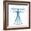 Vitruvian Human or Man, Anatomy Body for Biology-bestdesign36-Framed Premium Giclee Print