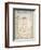 Vitruvian Man, c.1492-Leonardo da Vinci-Framed Premium Giclee Print