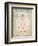 Vitruvian Man, c.1492-Leonardo da Vinci-Framed Premium Giclee Print