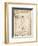 Vitruvian Man-Leonardo da Vinci-Framed Premium Giclee Print