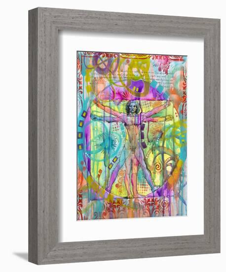 Vitruvian Man-Dean Russo- Exclusive-Framed Giclee Print