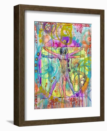 Vitruvian Man-Dean Russo- Exclusive-Framed Giclee Print