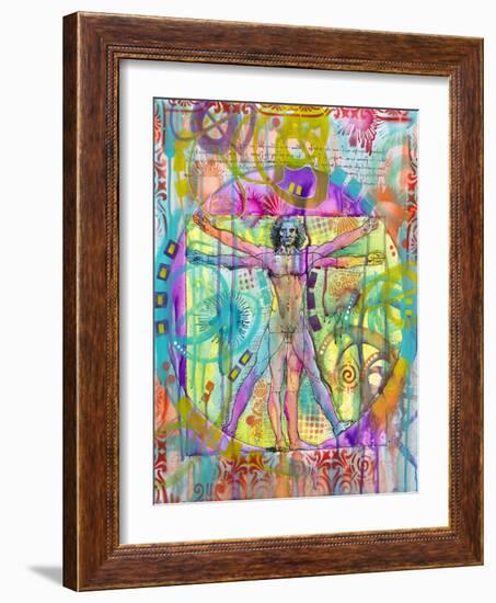 Vitruvian Man-Dean Russo- Exclusive-Framed Giclee Print