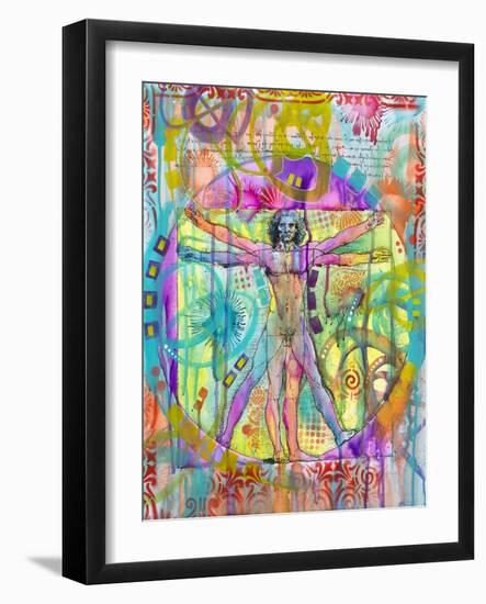 Vitruvian Man-Dean Russo- Exclusive-Framed Giclee Print