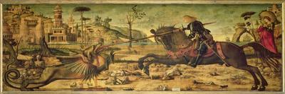 St. George Killing the Dragon, 1502-07-Vittore Carpaccio-Giclee Print