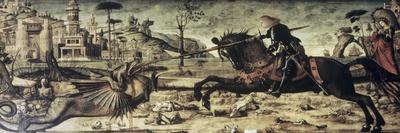 Young Knight in a Landscape, 1510-Vittore Carpaccio-Giclee Print