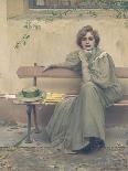 The Silk Scarf-Vittorio Matteo Corcos-Giclee Print