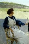 Conversation Au Jardin Du Luxembourg. Peinture De Corcos, Vittorio Matteo (1859-1933), Huile Sur To-Vittorio Matteo Corcos-Giclee Print