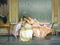 The Dancing Lesson-Vittorio Reggianini-Giclee Print