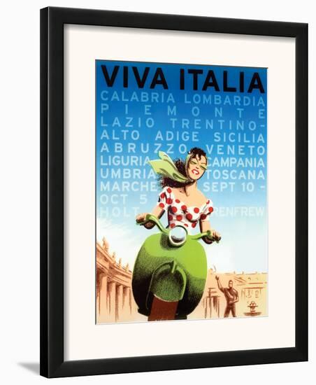 Viva Italia-null-Framed Art Print