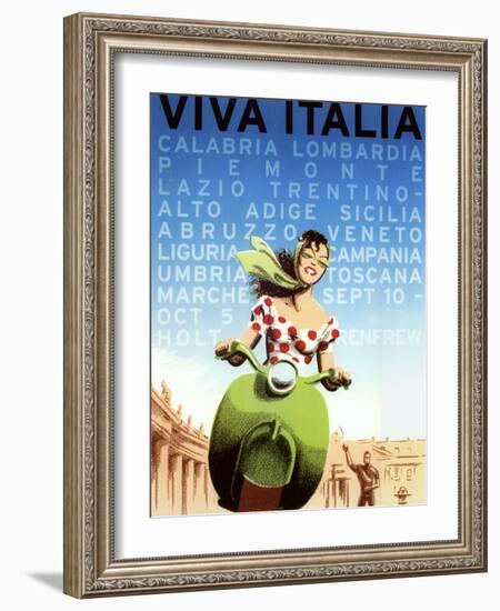 Viva Italia-Vintage Apple Collection-Framed Giclee Print