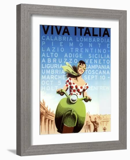 Viva Italia-Vintage Apple Collection-Framed Giclee Print