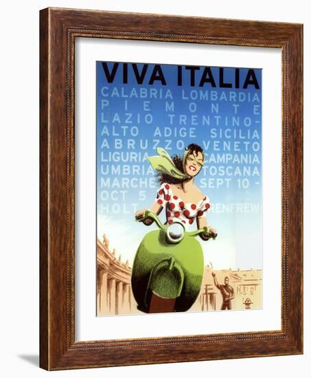 Viva Italia-Vintage Apple Collection-Framed Giclee Print