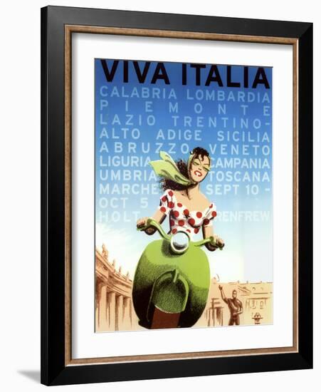 Viva Italia-Vintage Apple Collection-Framed Giclee Print