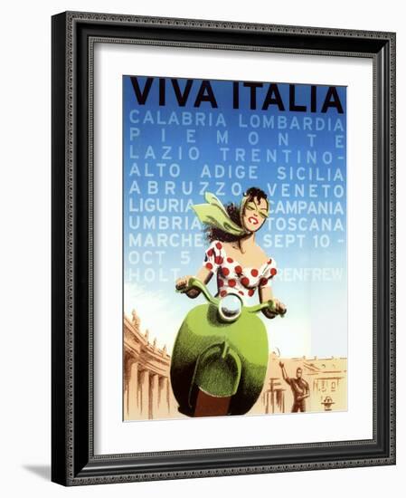 Viva Italia-Vintage Apple Collection-Framed Giclee Print