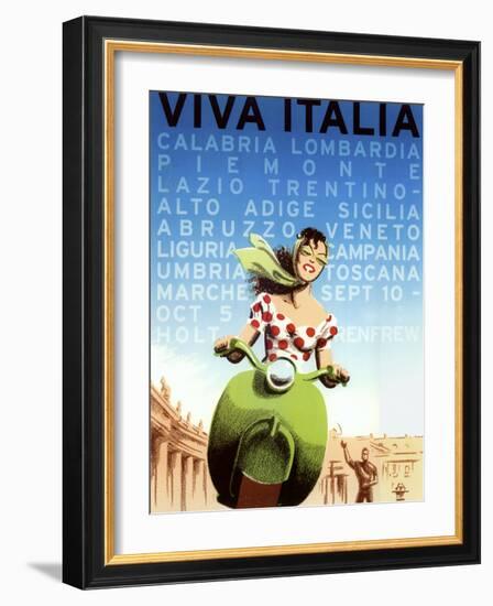 Viva Italia-Vintage Apple Collection-Framed Giclee Print