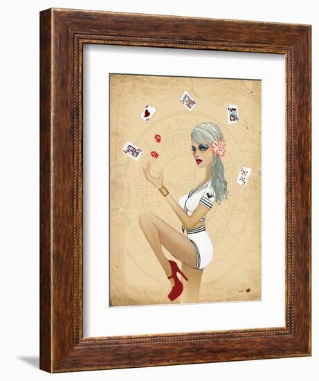 Viva Las Vegas-Jami Goddess-Framed Art Print