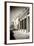 ¡Viva Mexico! B&W Collection - Campeche Street Scene IV-Philippe Hugonnard-Framed Photographic Print