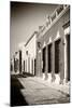 ¡Viva Mexico! B&W Collection - Campeche Street Scene IV-Philippe Hugonnard-Mounted Photographic Print