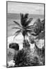 ¡Viva Mexico! B&W Collection - Caribbean Coastline in Tulum-Philippe Hugonnard-Mounted Photographic Print