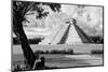 ¡Viva Mexico! B&W Collection - Chichen Itza Pyramid II-Philippe Hugonnard-Mounted Photographic Print