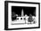 ¡Viva Mexico! B&W Collection - Courtyard of a Church in Puebla-Philippe Hugonnard-Framed Photographic Print