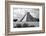 ¡Viva Mexico! B&W Collection - El Castillo Pyramid II - Chichen Itza-Philippe Hugonnard-Framed Photographic Print