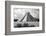 ¡Viva Mexico! B&W Collection - El Castillo Pyramid II - Chichen Itza-Philippe Hugonnard-Framed Photographic Print