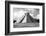 ¡Viva Mexico! B&W Collection - El Castillo Pyramid in Chichen Itza I-Philippe Hugonnard-Framed Photographic Print