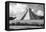 ¡Viva Mexico! B&W Collection - El Castillo Pyramid in Chichen Itza III-Philippe Hugonnard-Framed Premier Image Canvas