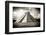 ¡Viva Mexico! B&W Collection - El Castillo Pyramid in Chichen Itza-Philippe Hugonnard-Framed Photographic Print