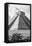 ¡Viva Mexico! B&W Collection - El Castillo Pyramid V - Chichen Itza-Philippe Hugonnard-Framed Premier Image Canvas