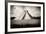 ¡Viva Mexico! B&W Collection - El Castillo Pyramid VII - Chichen Itza-Philippe Hugonnard-Framed Photographic Print